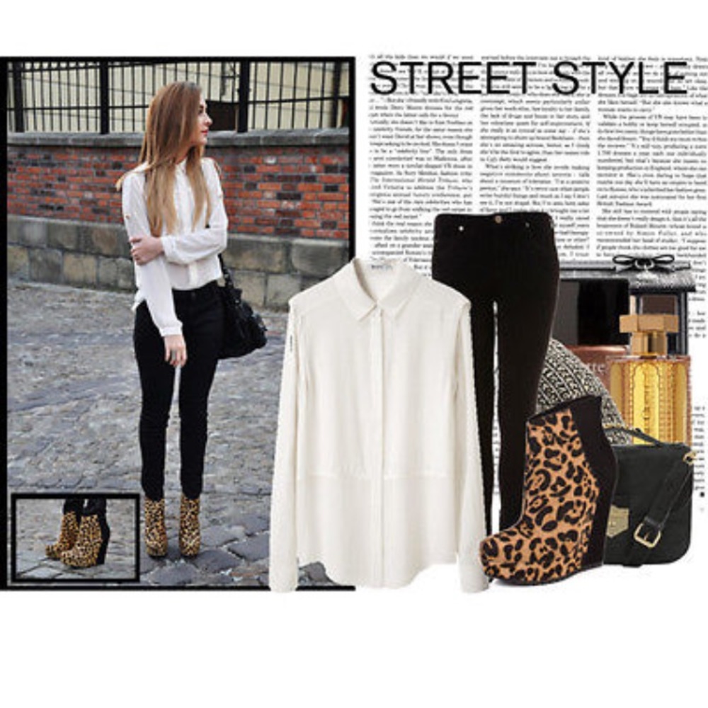 Kelsi Dagger Huette Leopard Wedge - Picture 3 of 8